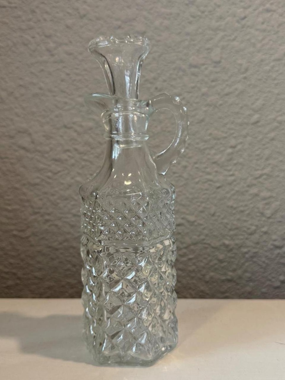 Vintage anchor hocking wexford cruet